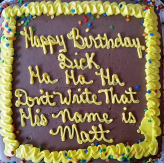 Funny Birthday Cake Fail