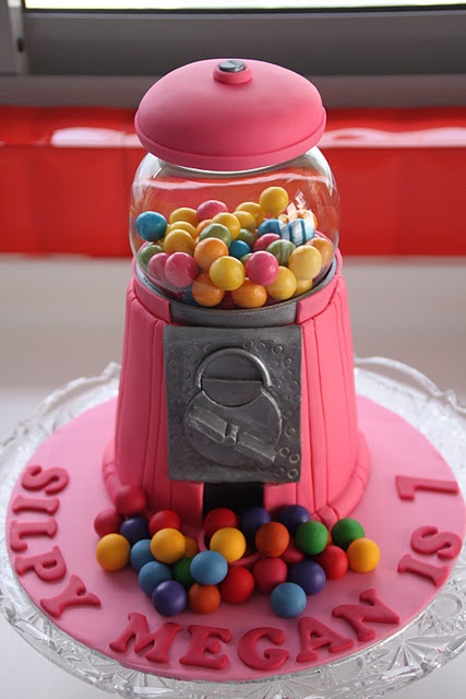 Gumball Machine Cake