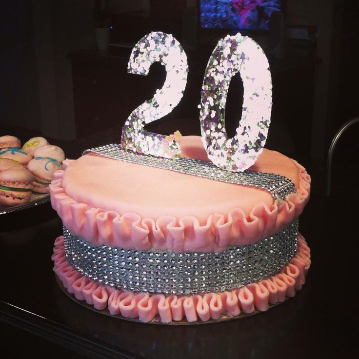 Happy 20th Birthday Cake