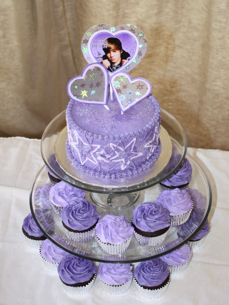 6 Two Tier Birthday Cakes For Girls Justin Bieber Photo Justin