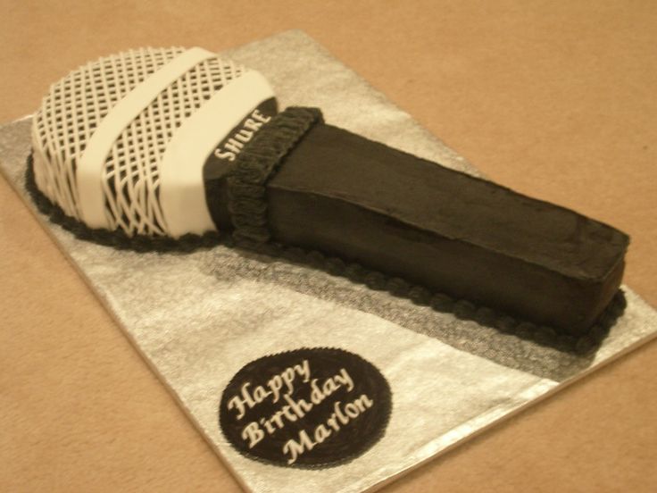 Microphone Cake