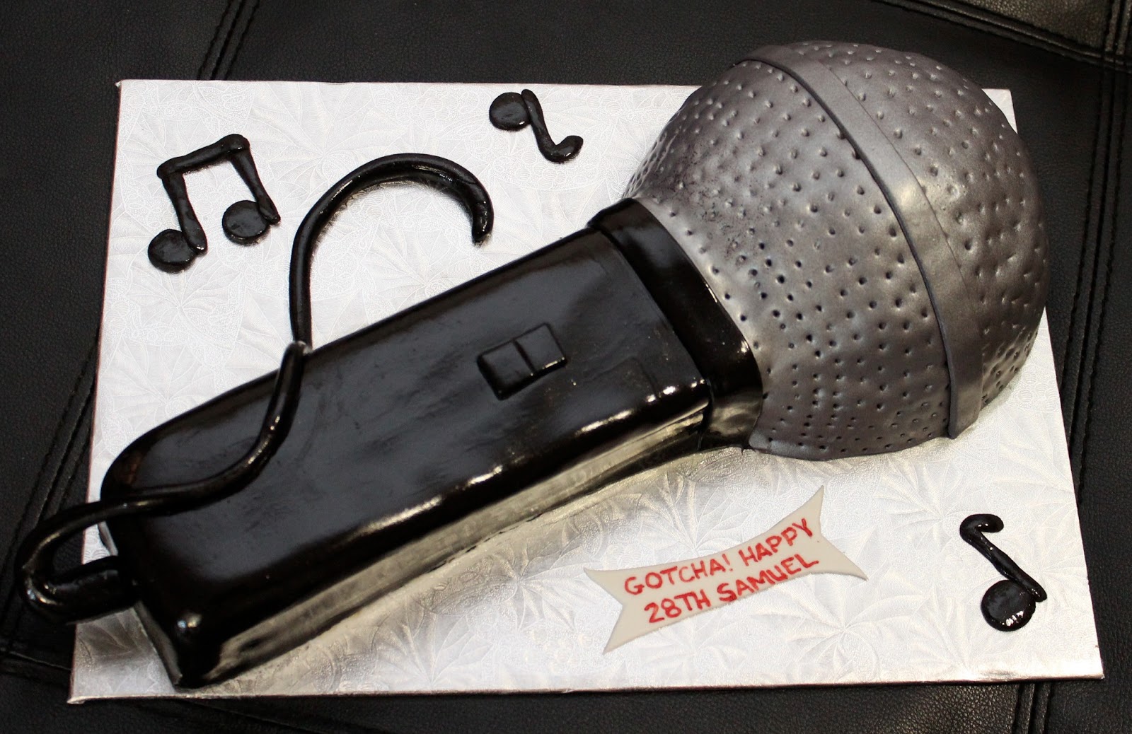 Microphone Cake