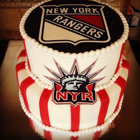 New York Rangers Birthday Cake