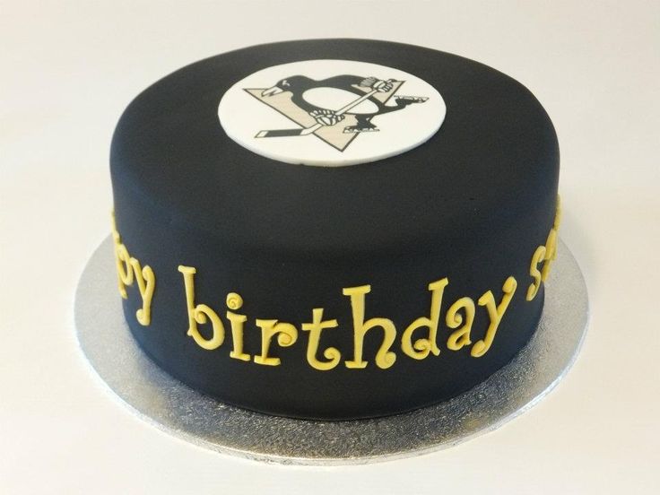 Pittsburgh Penguins Happy Birthday Cake