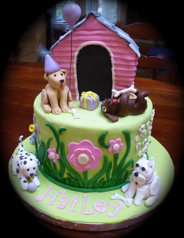 Puppy Dog Birthday Cake