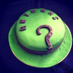 Riddler Birthday Cake