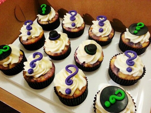 Riddler Cupcakes