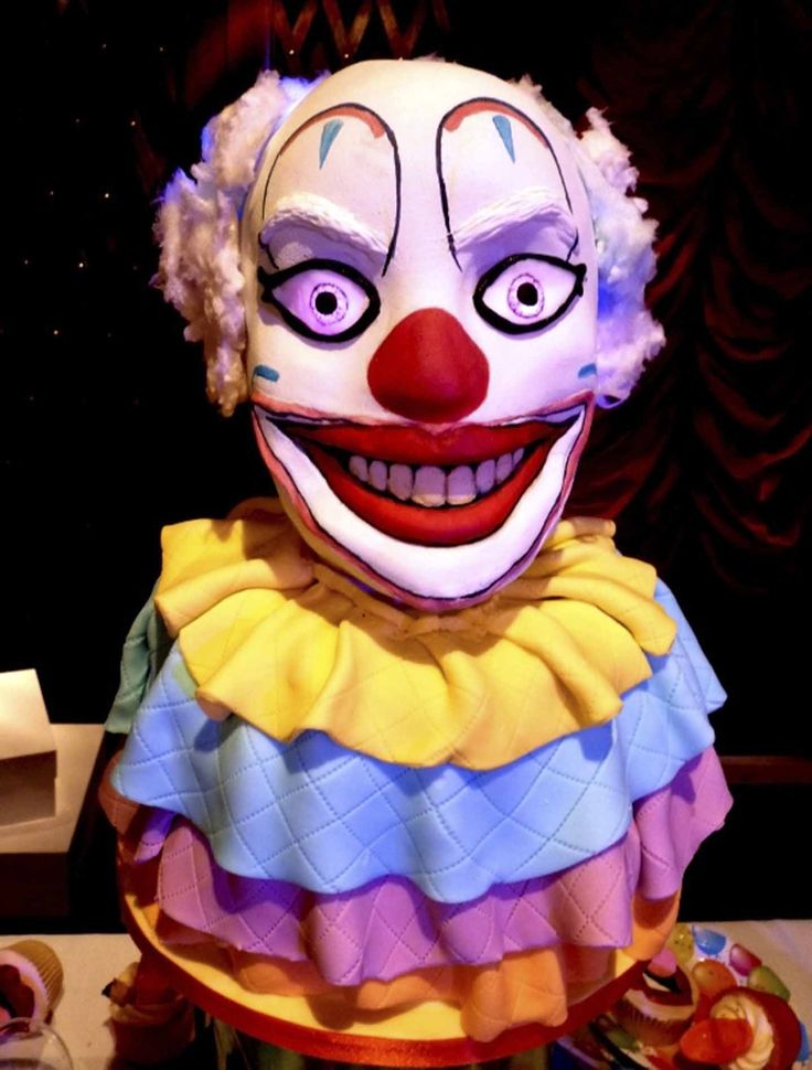 11 Creepy Clown Birthday Cakes Photo - Scary Pennywise Clown Cake ...