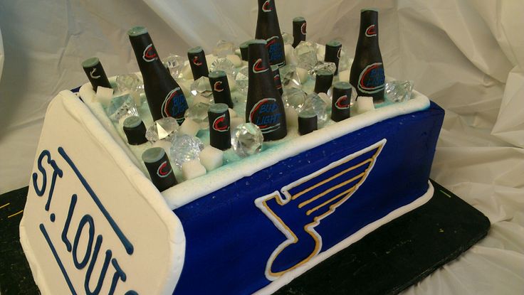 11 Photos of Cakes Blues Hockeygrooms