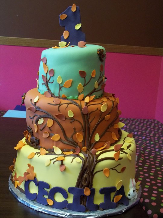 Tree Birthday Cake