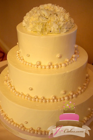 Wedding Cake Pearl Border