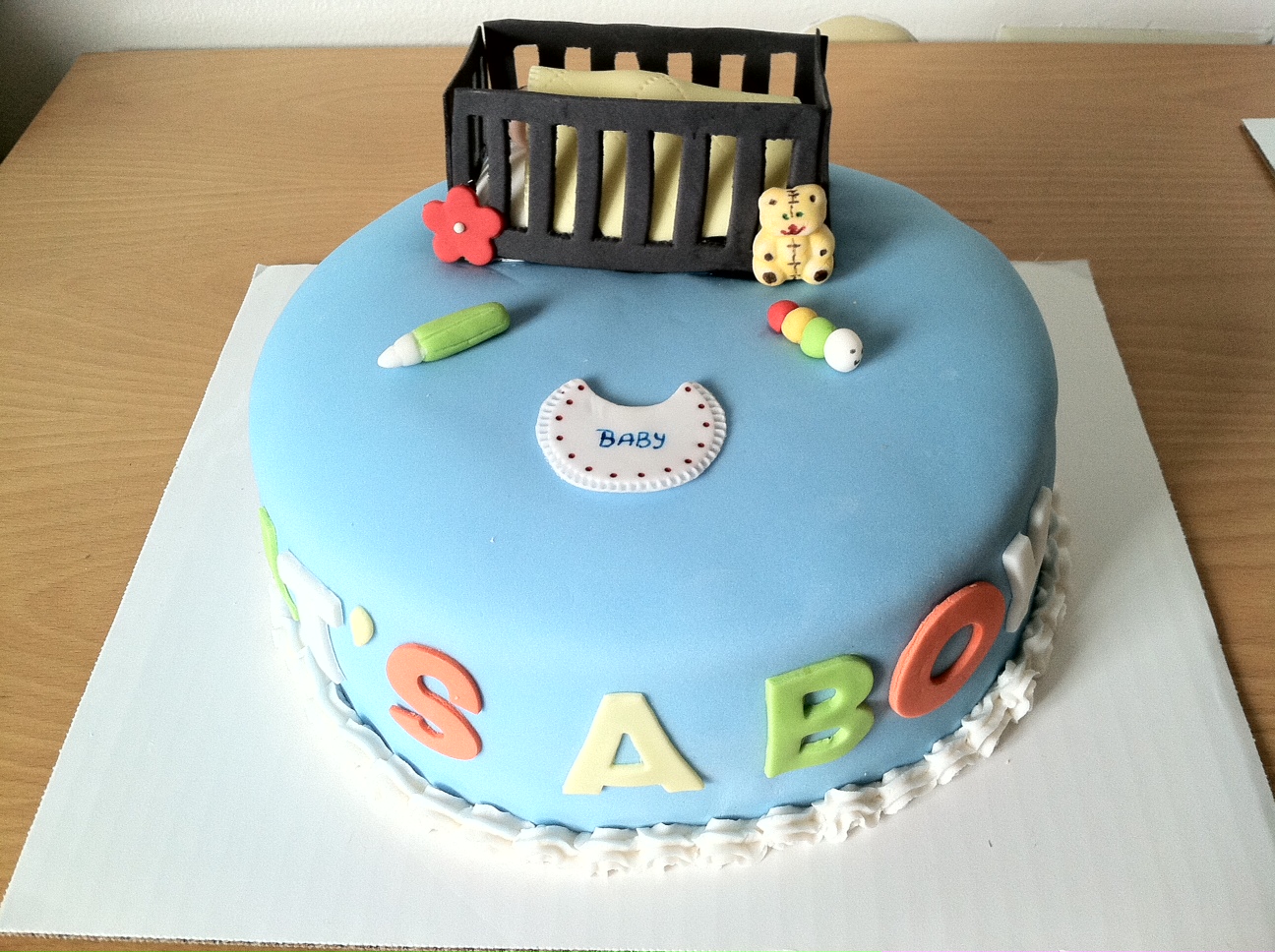 Baby Boy Shower Cake Idea