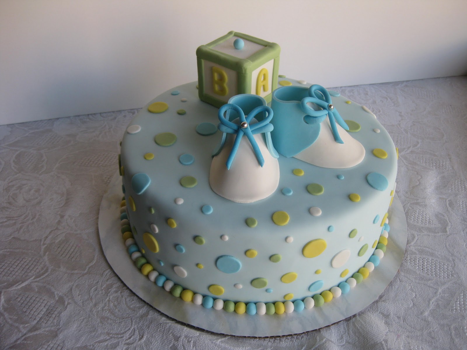 Baby Boy Shower Cake