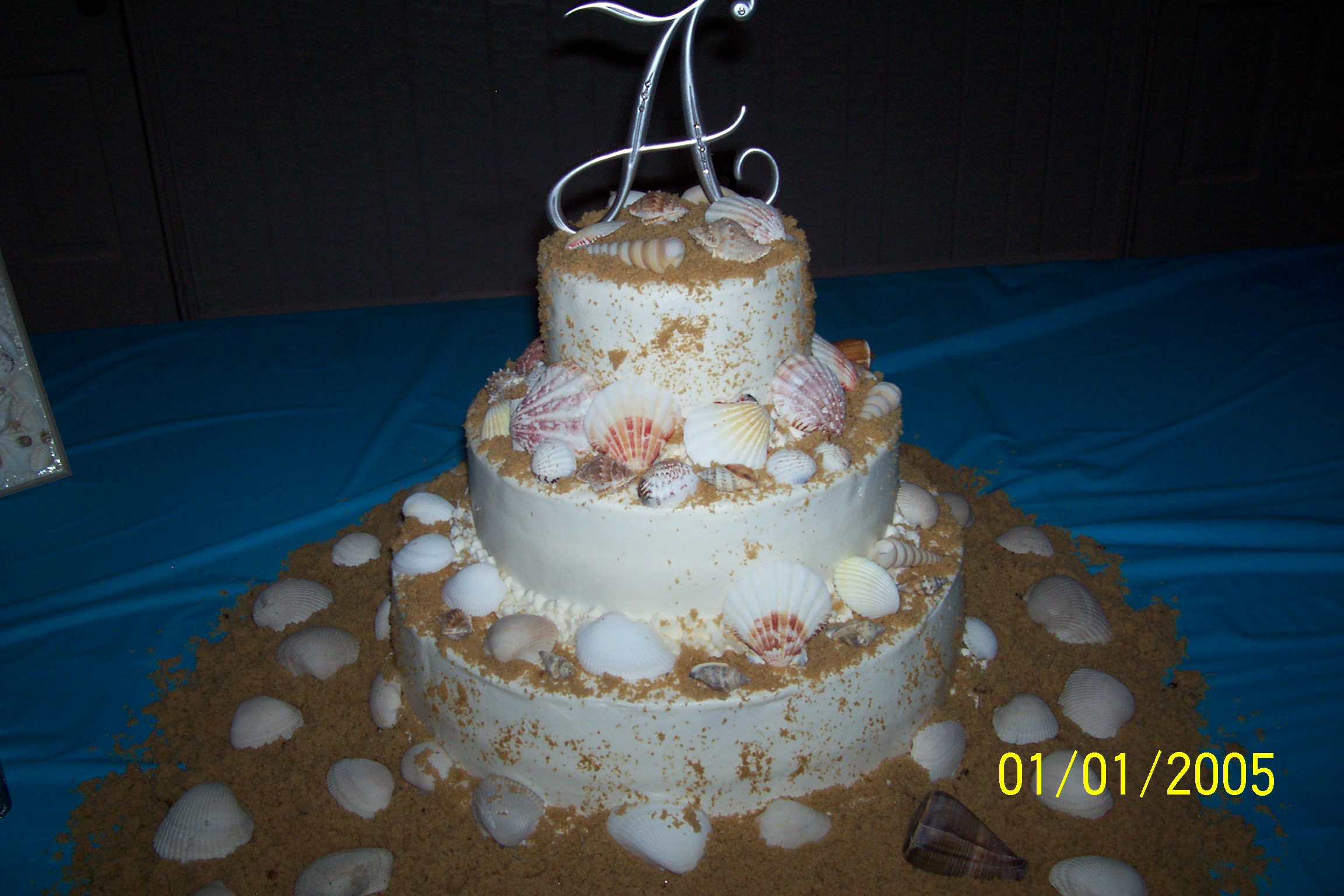 Beach Wedding Grooms Cake