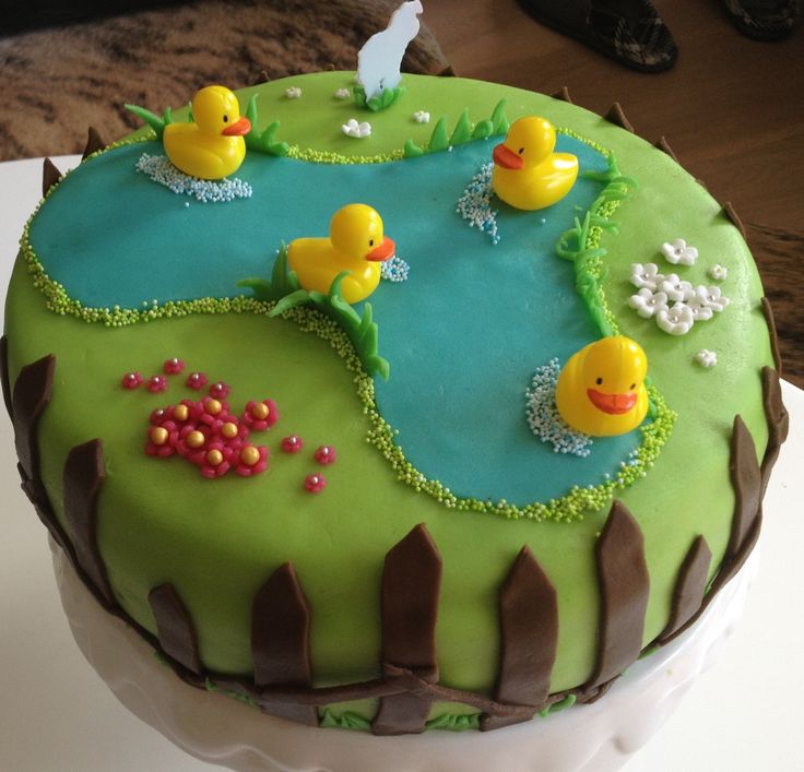 Duck Pond Cake