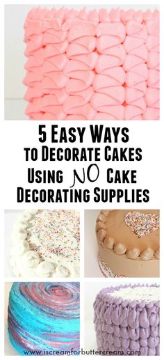 Easy Cake Decorating