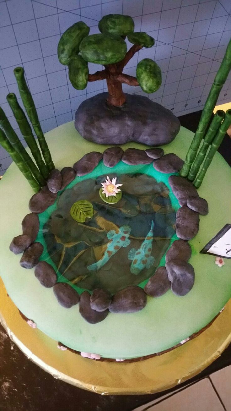 Fish Pond Cake