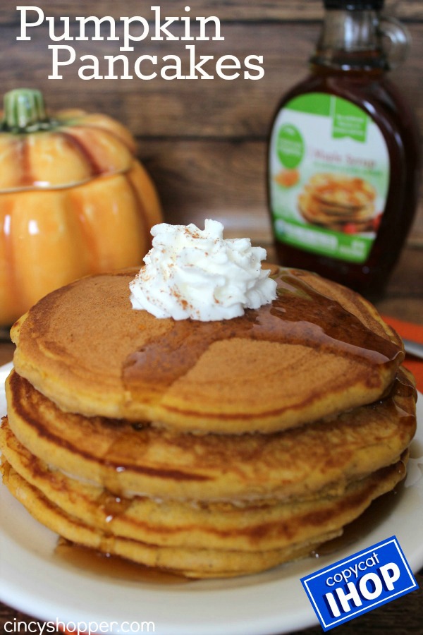 Ihop Copycat Pumpkin Pancakes Recipe