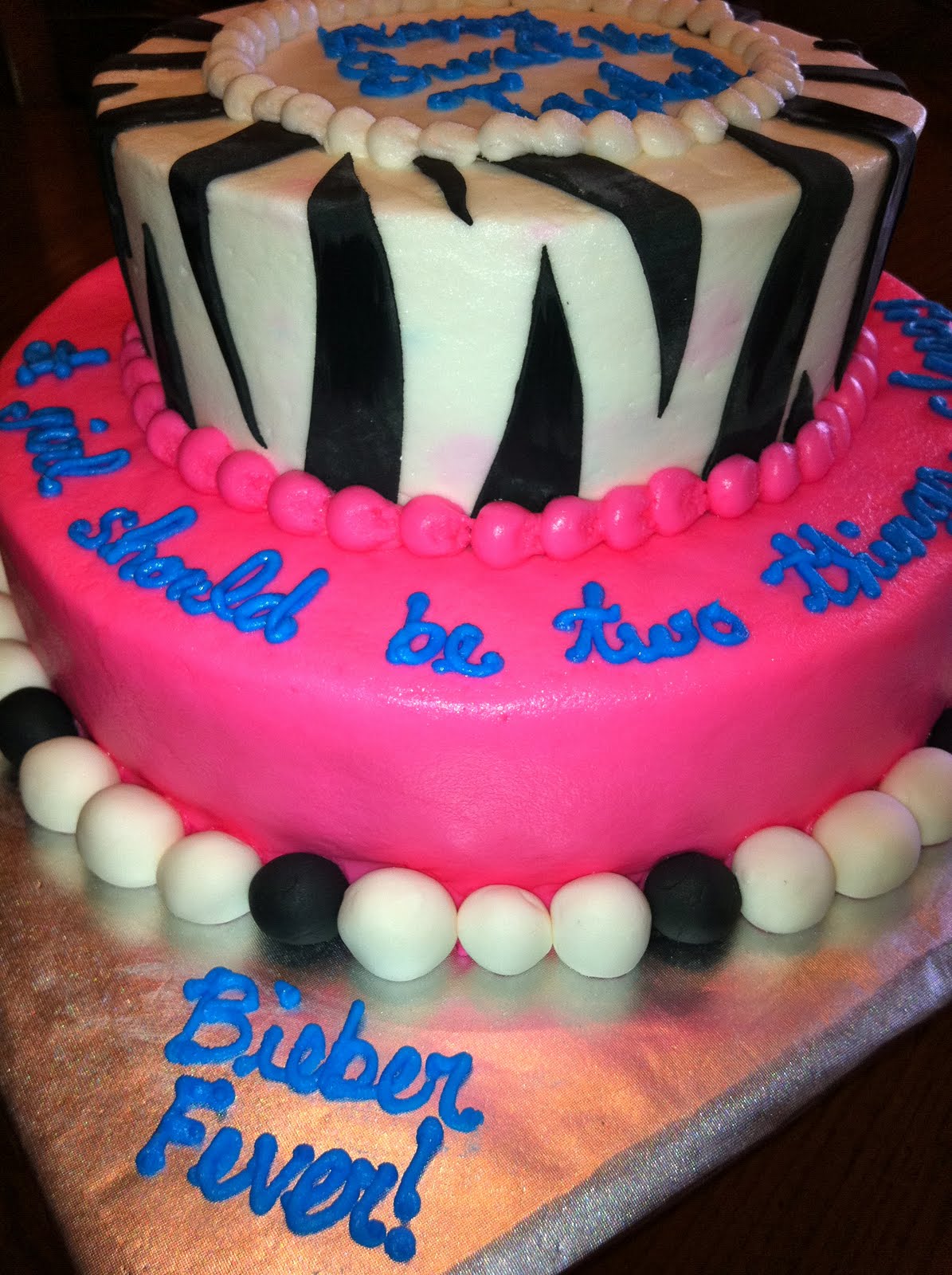 Justin Bieber Sweet 16 Cake