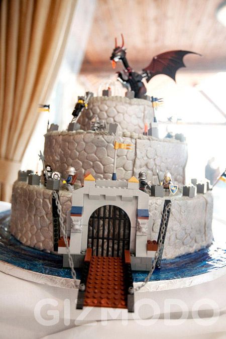 LEGO Castle Wedding Cake