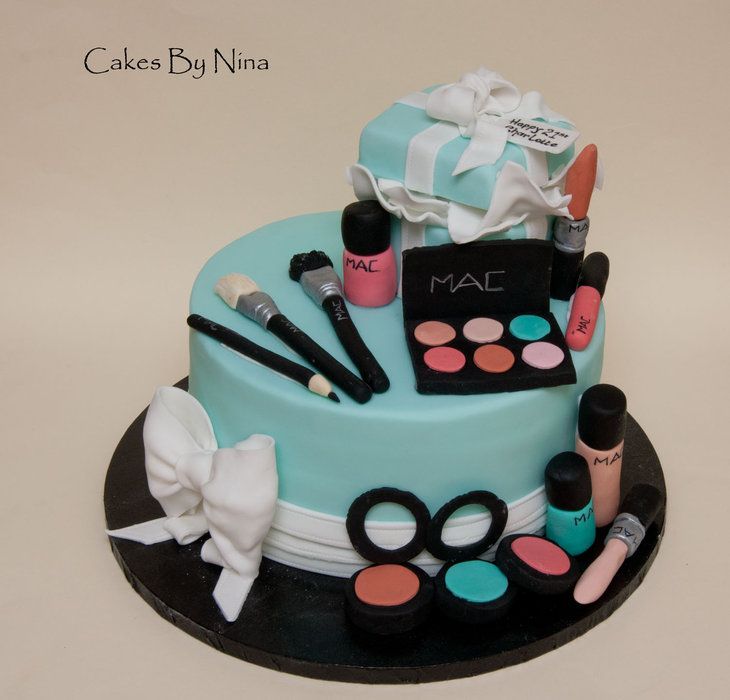 Makeup Birthday Cake Ideas