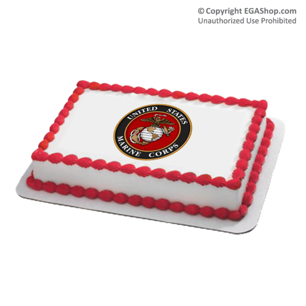 Marine Corps Birthday Cake