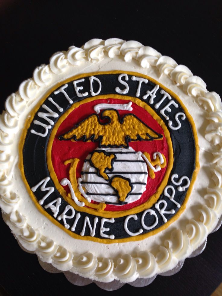 Marine Corps Birthday Cake