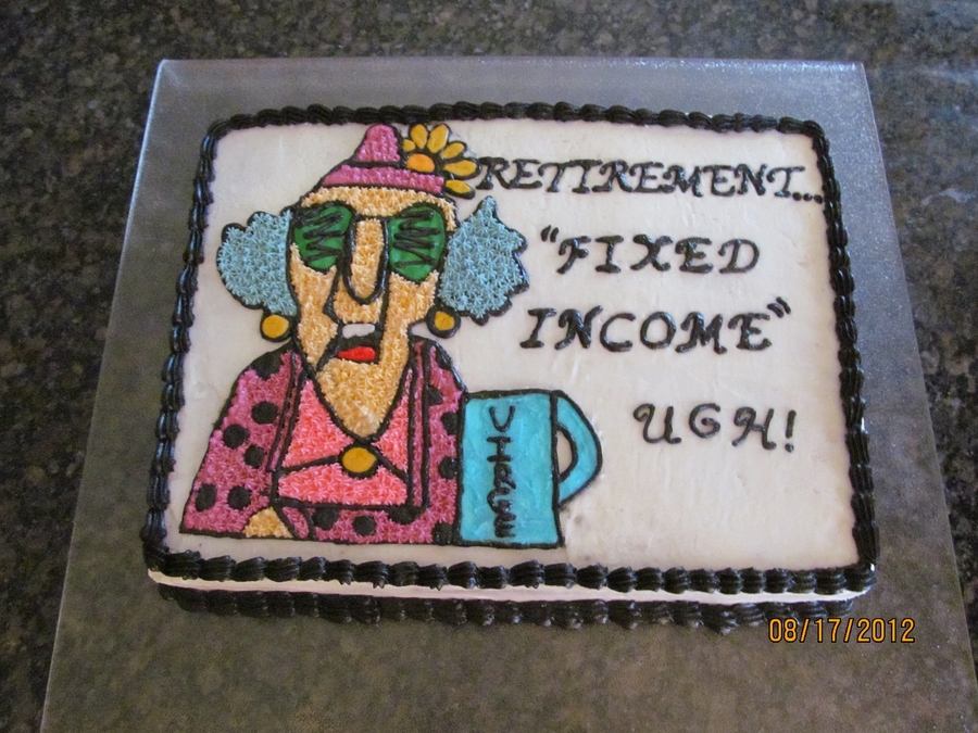 Maxine Retirement Cake