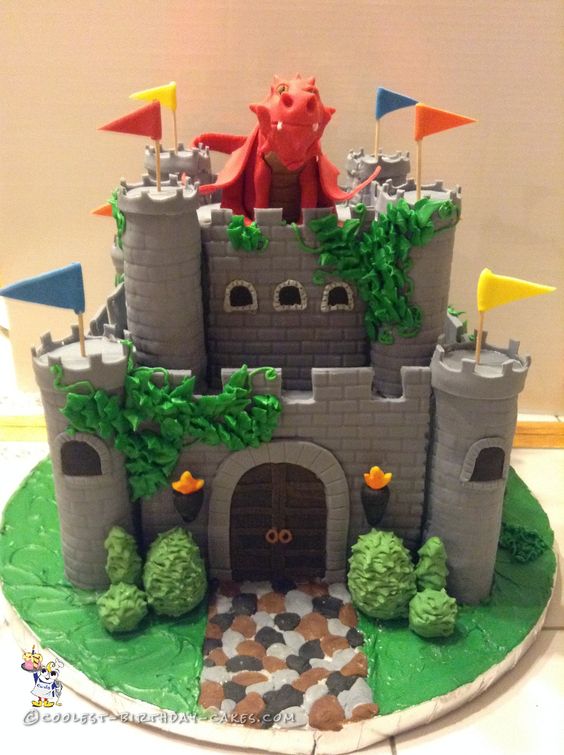 Medieval Castle Birthday Cake