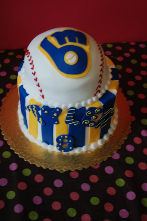 Milwaukee Brewers Birthday Cake