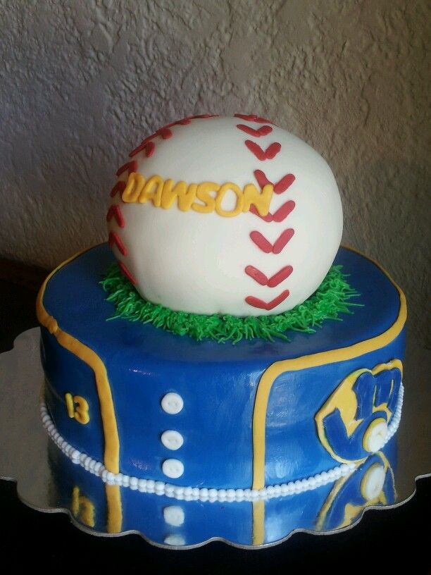 Milwaukee Brewers Birthday Cake