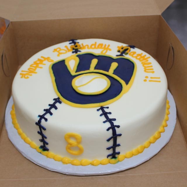 Milwaukee Brewers Birthday Cake