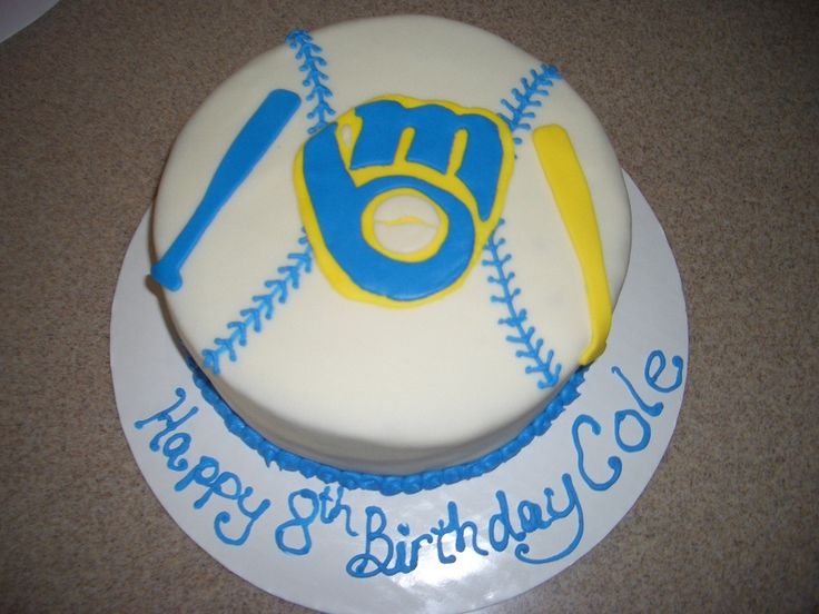 Milwaukee Brewers Birthday Cake