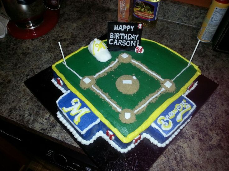 Milwaukee Brewers Birthday Cake