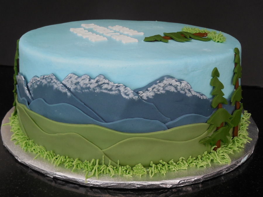 Mountain Birthday Cake Ideas