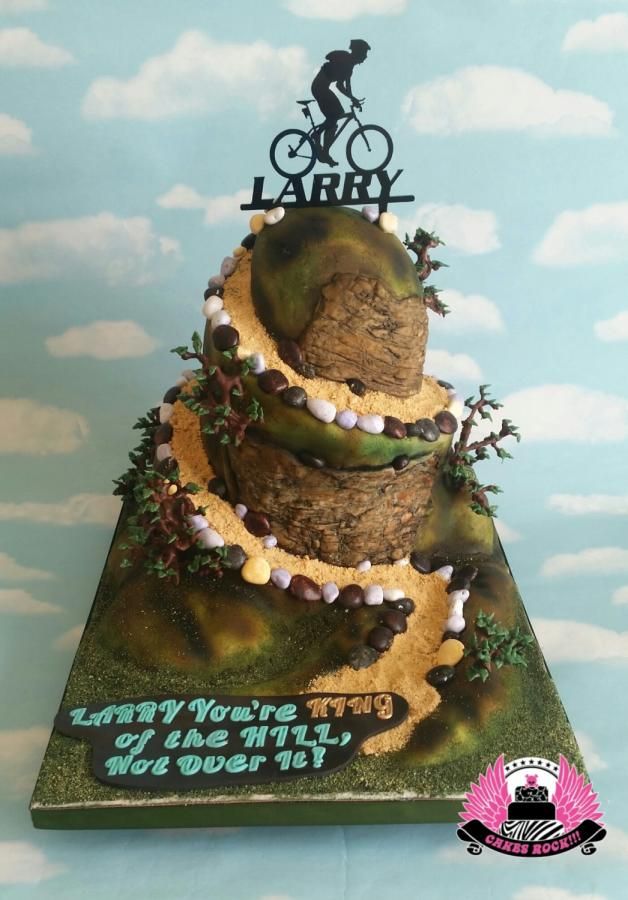 Mountain Birthday Cake