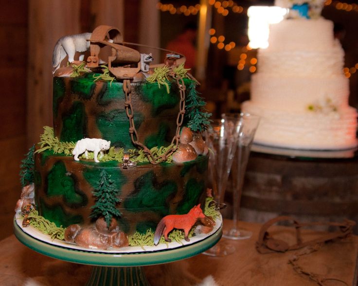 Mountain Man Birthday Cake