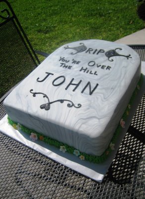 Over the Hill Birthday Cake Idea