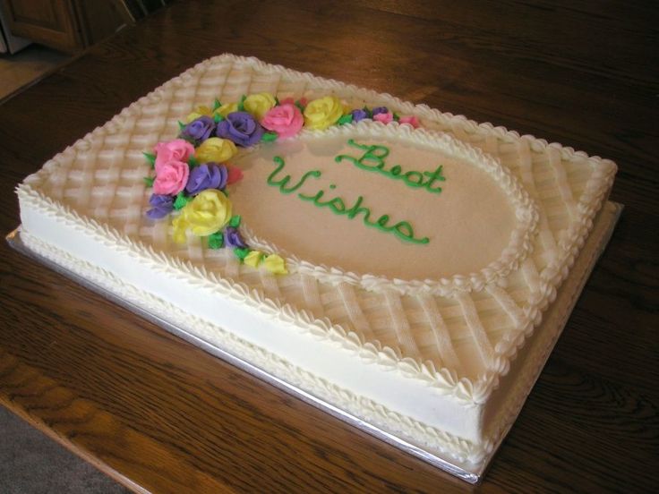 Retirement Sheet Cake Ideas