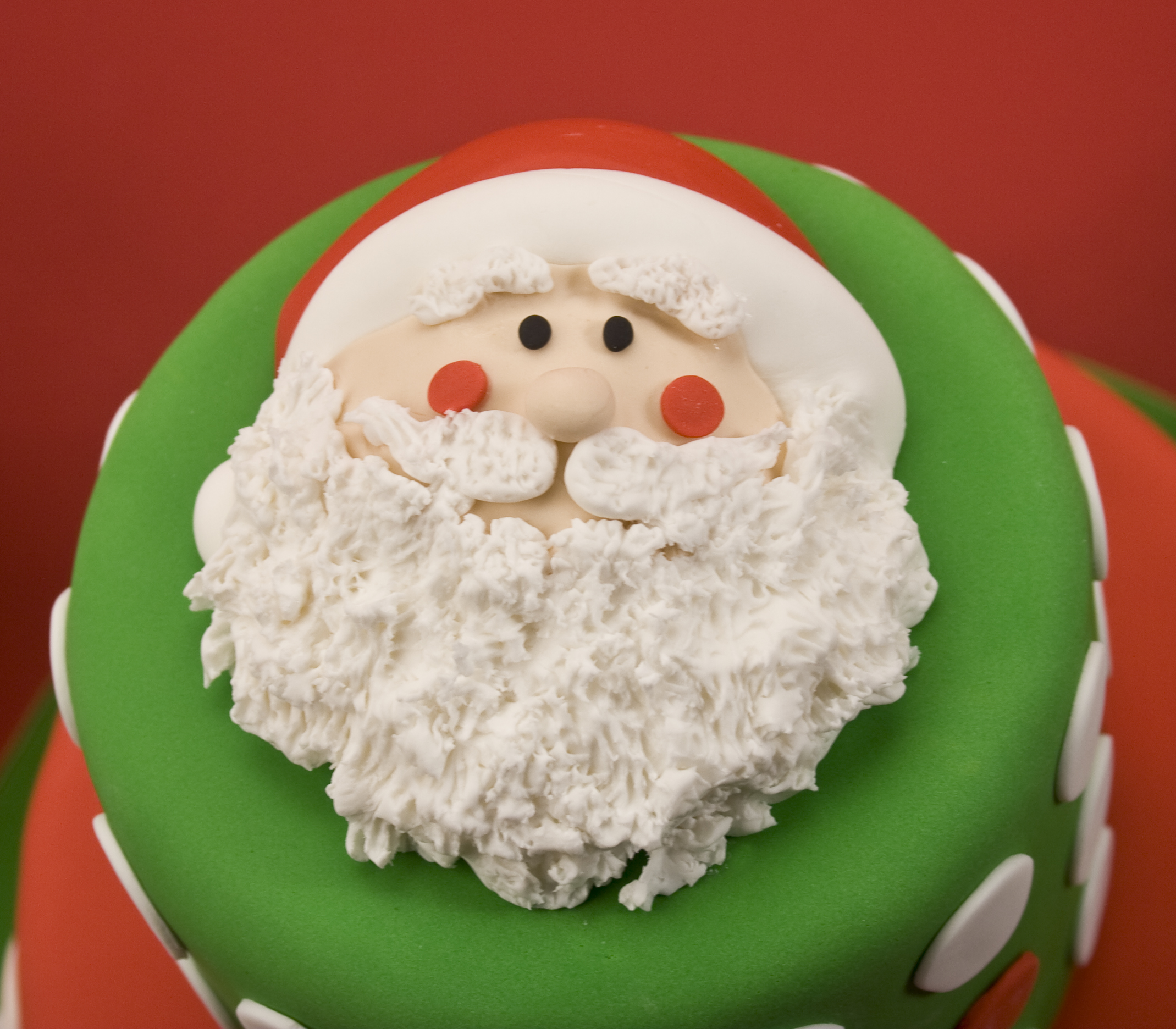 Santa Claus Face Cakes