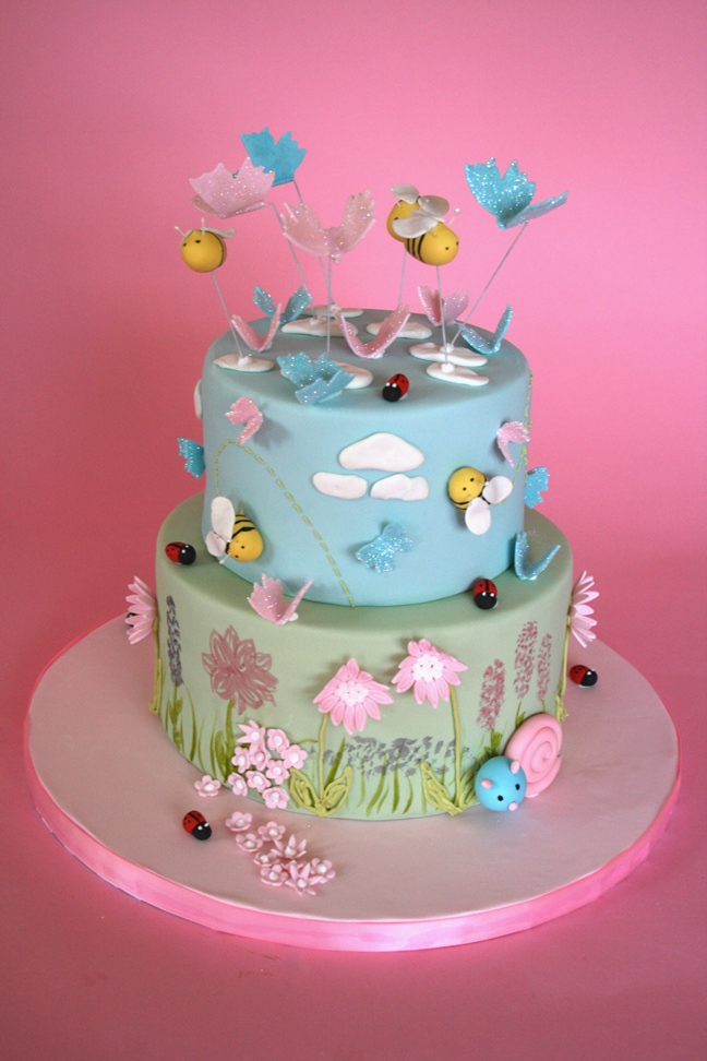 Spring Birthday Cake