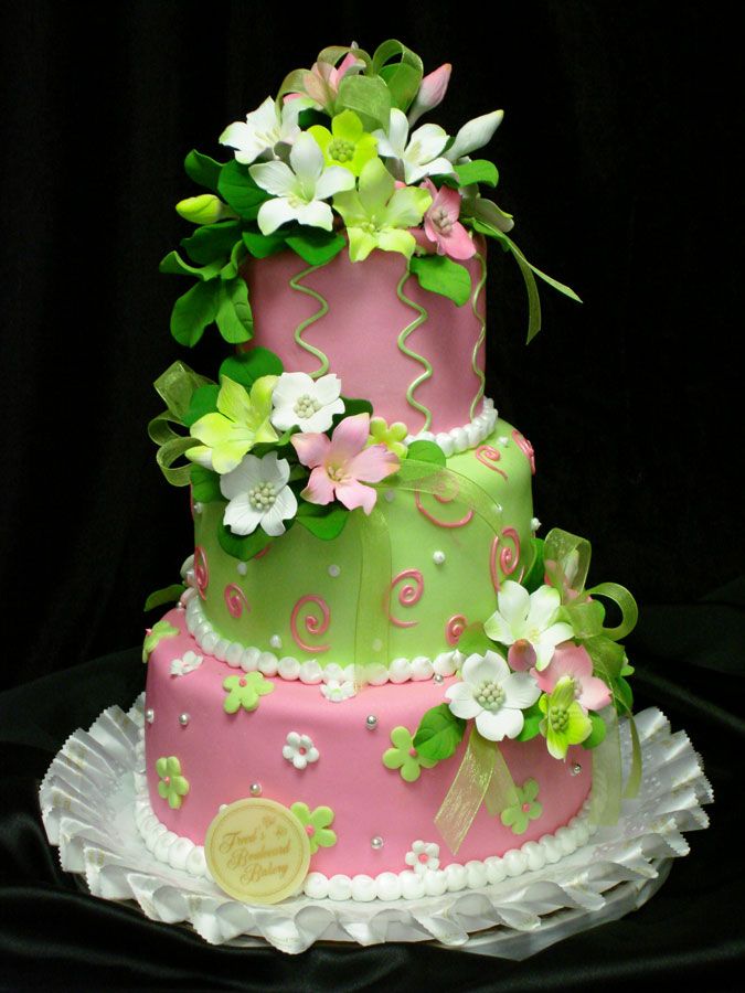 Spring Birthday Cake