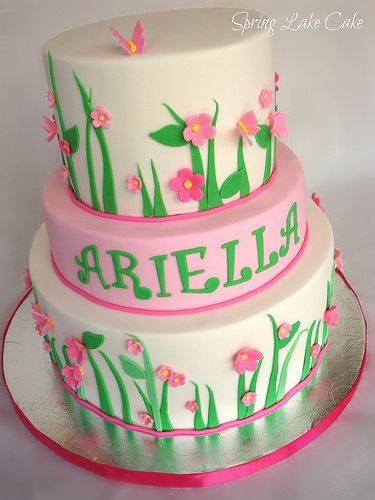 Spring Birthday Cake