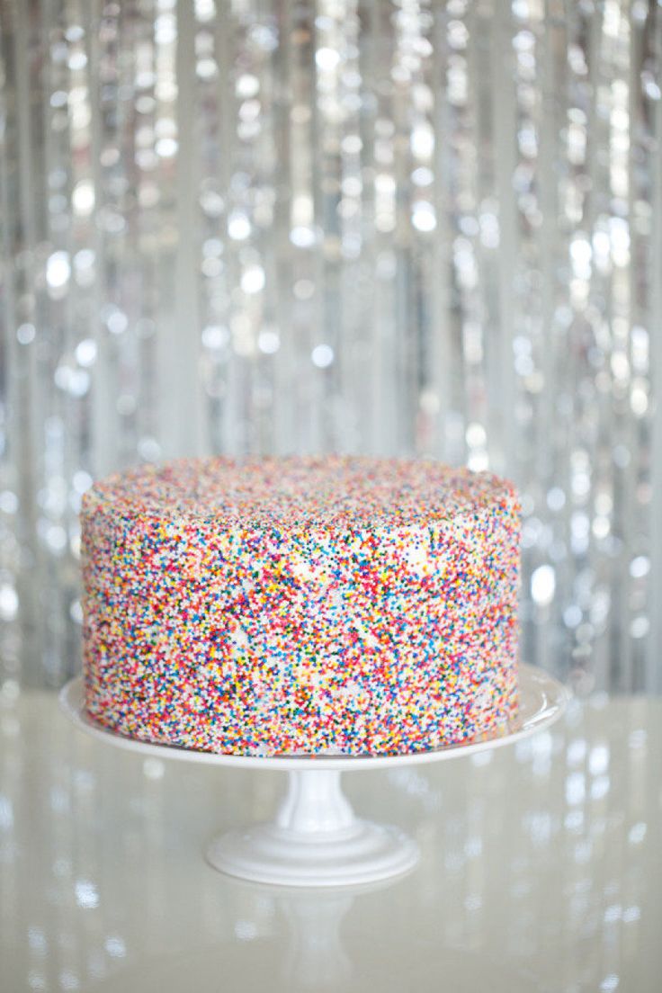 Sprinkles Shower Cake