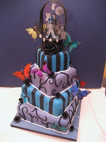 10 Tim Burton Themed Wedding Cakes Photo Tim Burton Inspired Wedding Cake Tim Burton Wedding Cake And Tim Burton Inspired Wedding Snackncake