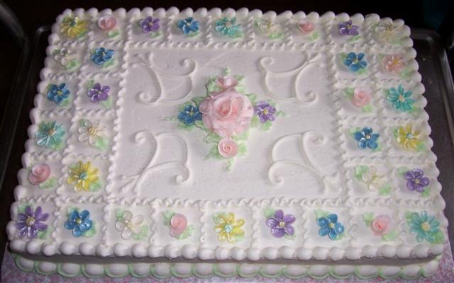 Wedding Shower Sheet Cake Designs