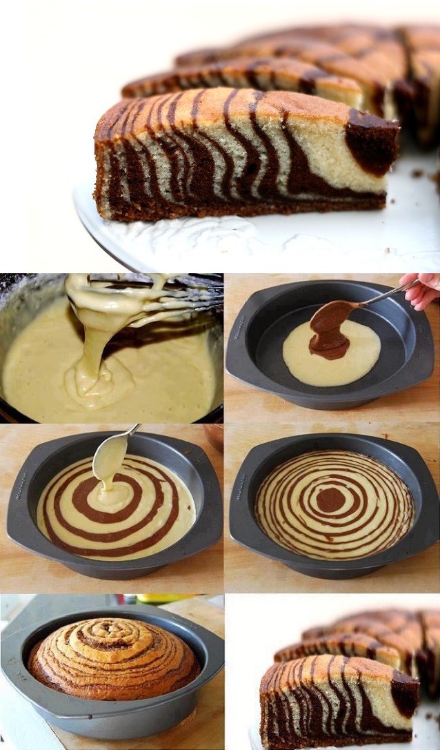 6 Photos of Homemade Zebra Cakes Printed