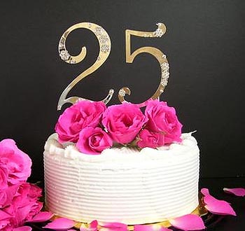 25 Year Wedding Anniversary Cake Ideas