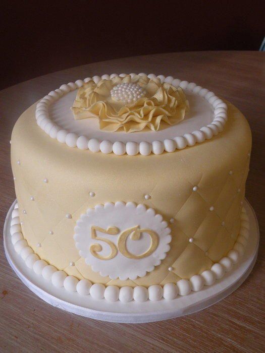 50th Anniversary Cake