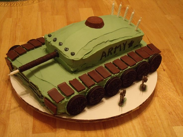 Army Tank Birthday Cake